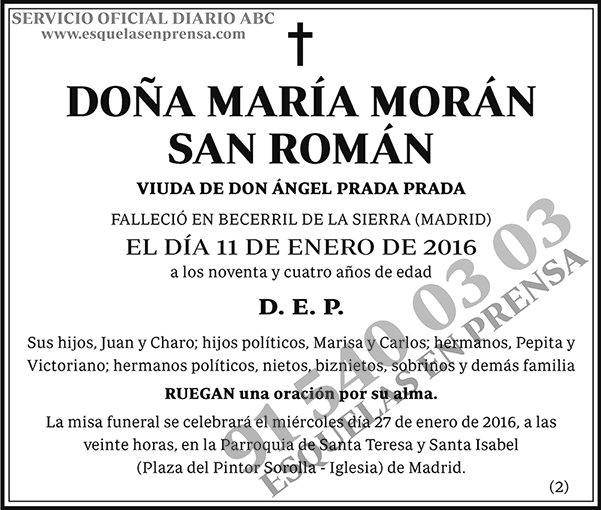 María Morán San Román